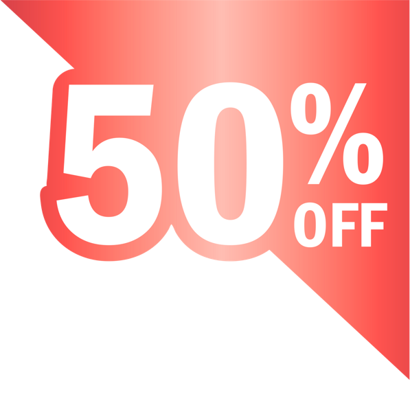50% off